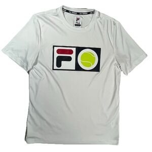 Fila‎ F-Ball Tennis Crew Tee Sz Small Men's UV Protection Antimicrobial T-Shirt